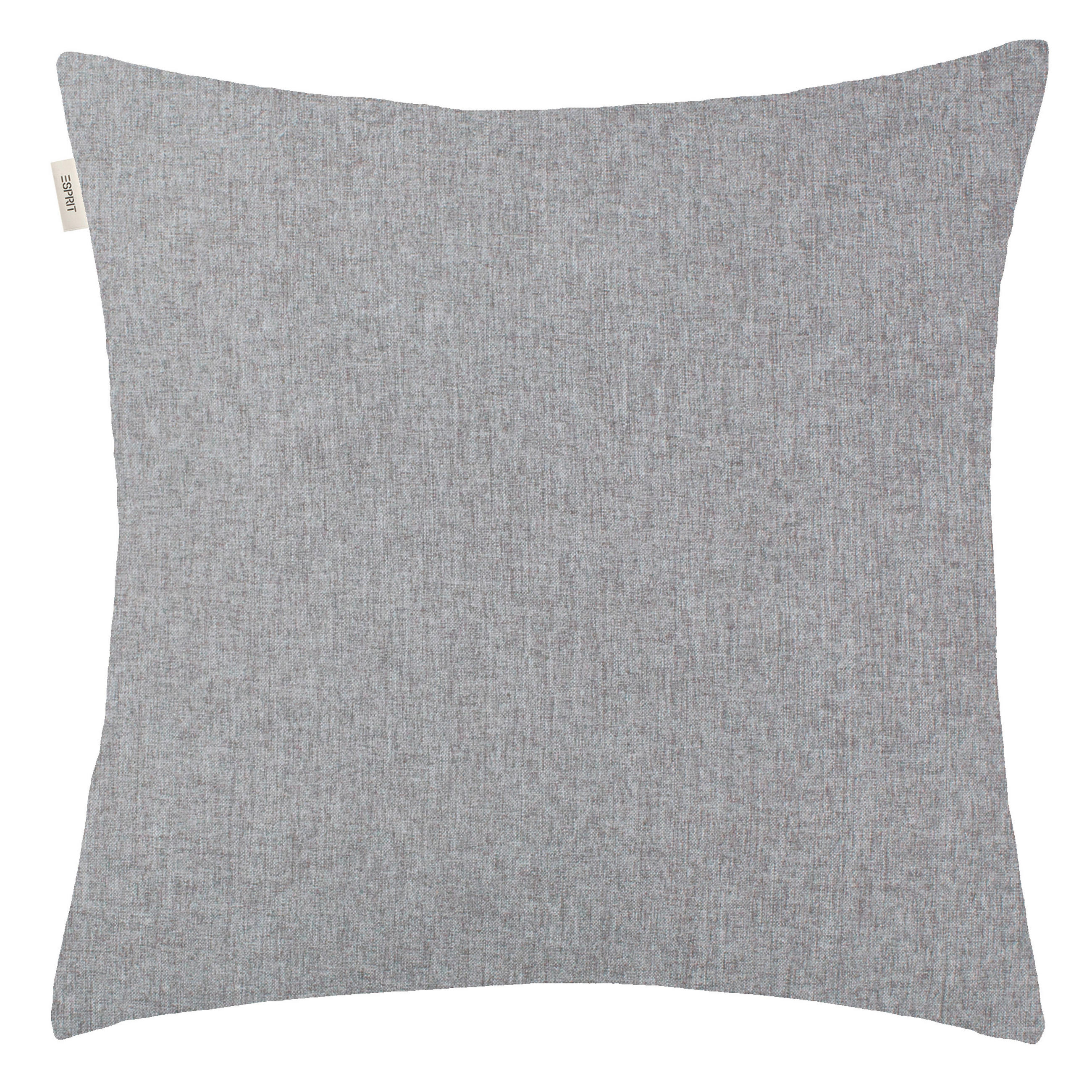 KISSENHÜLLE E-HarpStructure 45/45 cm  - Hellgrau/Grau, KONVENTIONELL, Textil (45/45cm) - Esprit