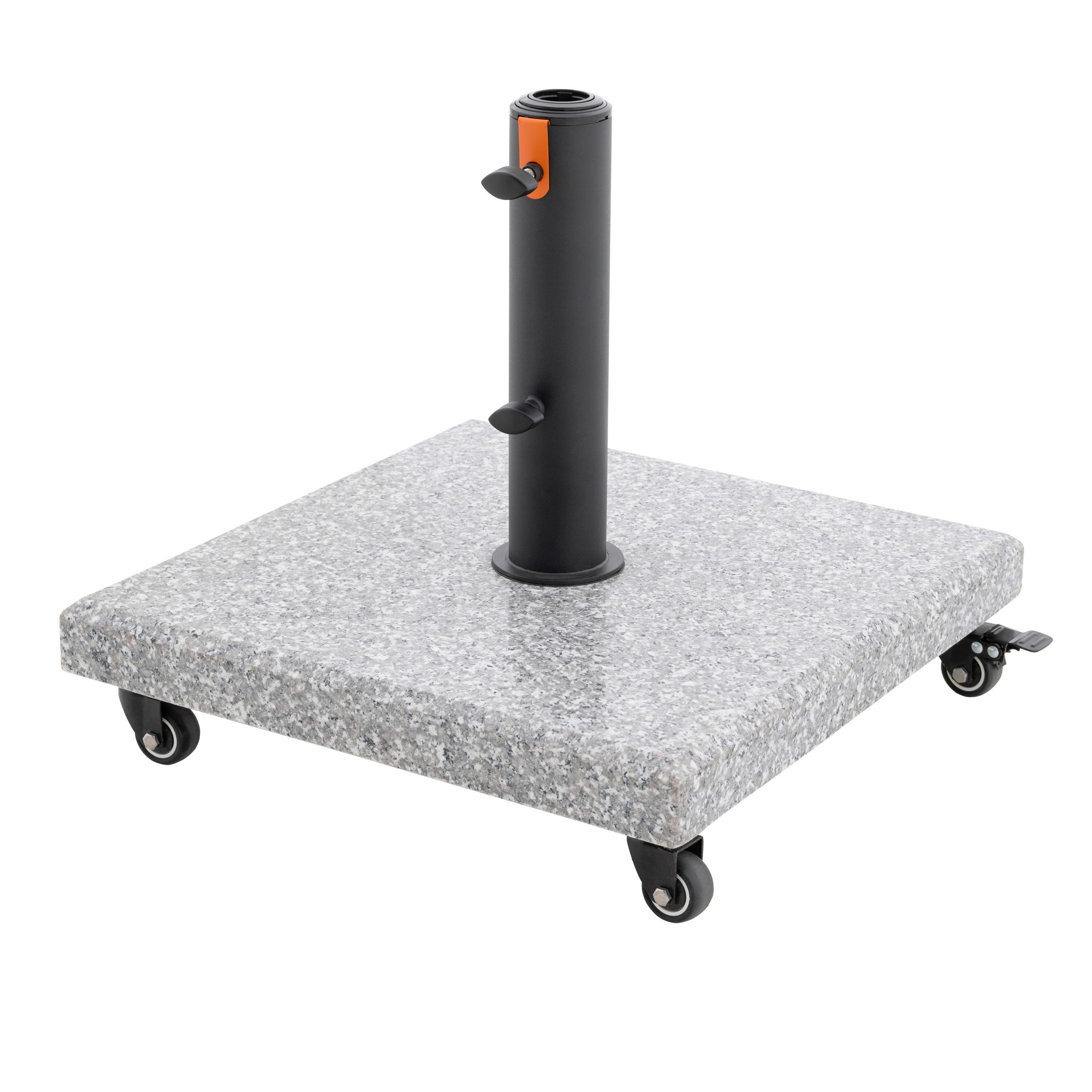 Doppler Sonnenschirmständer Grau, Schwarz 45x8x45 cm