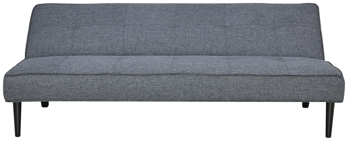 KANAPÉÁGY sötétszürke  - fekete/sötétszürke, Design, textil (180/77/93cm) - Carryhome