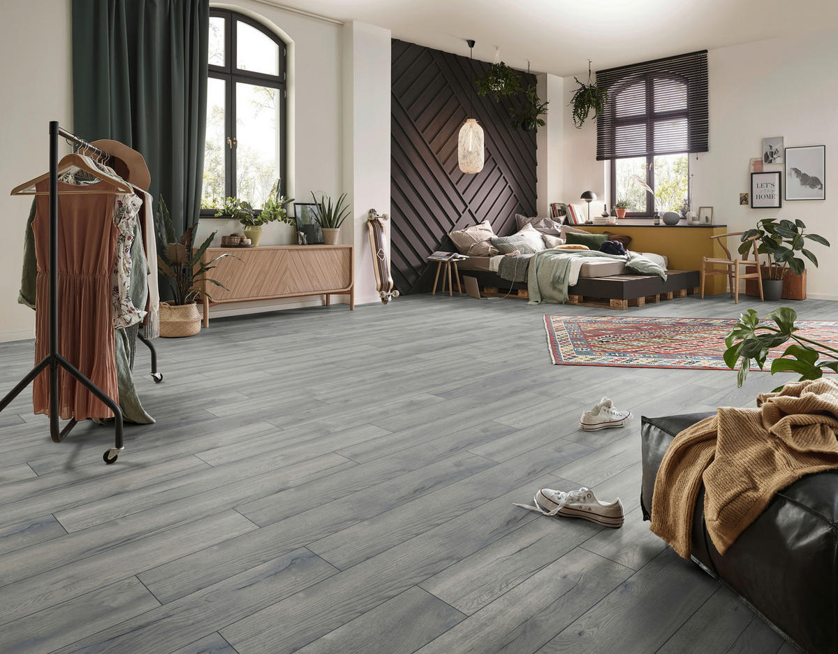 LAMINATBODEN Exquisit  - Eichefarben, KONVENTIONELL, Holz (138.0/19.3/0.8cm)