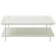 COUCHTISCH 110/55/34 cm rechteckig Creme  - Creme, Basics, Metall (110/55/34cm) - Xora