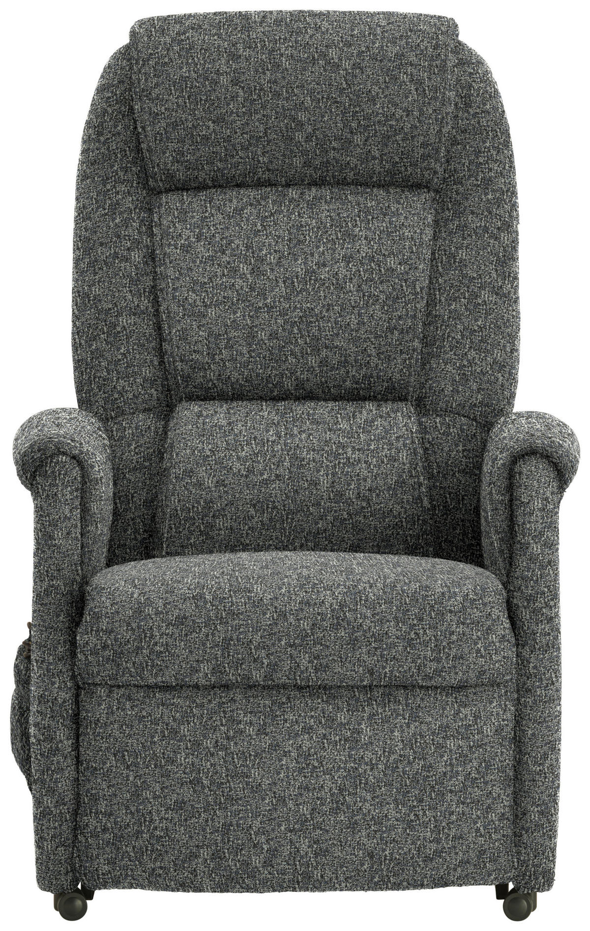 FERNSEHSESSEL in Flachgewebe Blaugrau  - Blaugrau/Schwarz, KONVENTIONELL, Kunststoff/Textil (69/105/82cm) - Himolla