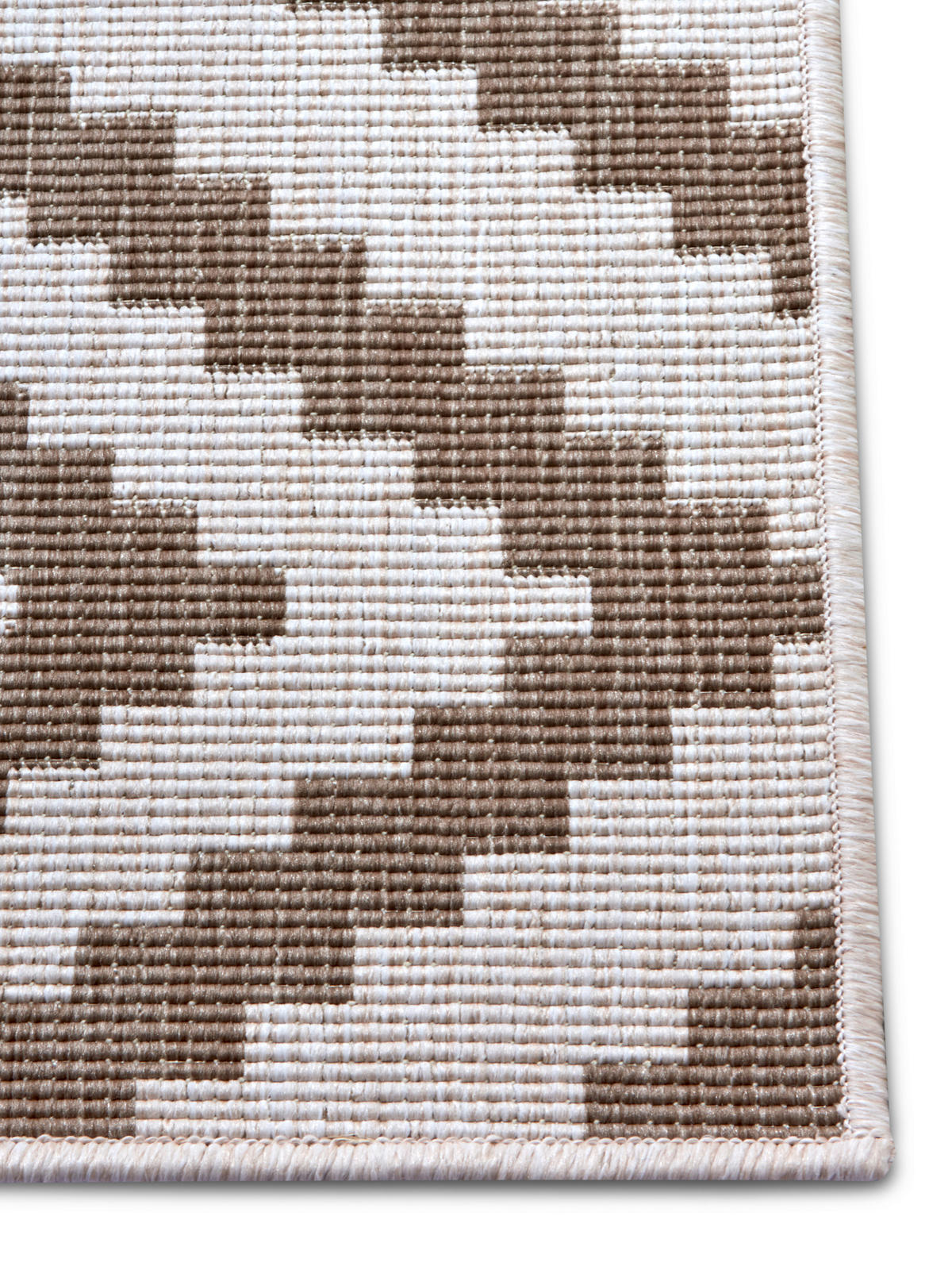 OUTDOORTEPPICH 80/150 cm Twin Creme, Cappuccino  - Creme/Cappuccino, Basics, Kunststoff (80/150cm)