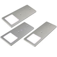 UNTERBAULEUCHTEN-SET - Alufarben, Basics, Metall (25/12,5/6cm) - HKT
