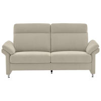 3-SITZER-SOFA in Flachgewebe Naturfarben  - Alufarben/Naturfarben, Modern, Textil/Metall (196/103/89cm) - Pure Home Comfort