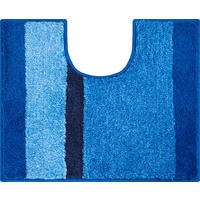WC-VORLEGER Blau 49/60 cm  - Blau, Basics, Kunststoff/Textil (49/60cm) - Grund