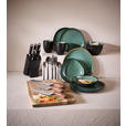 KOMBISERVICE SØREN GREEN 10-teilig  - Grün, Trend, Keramik - Novel