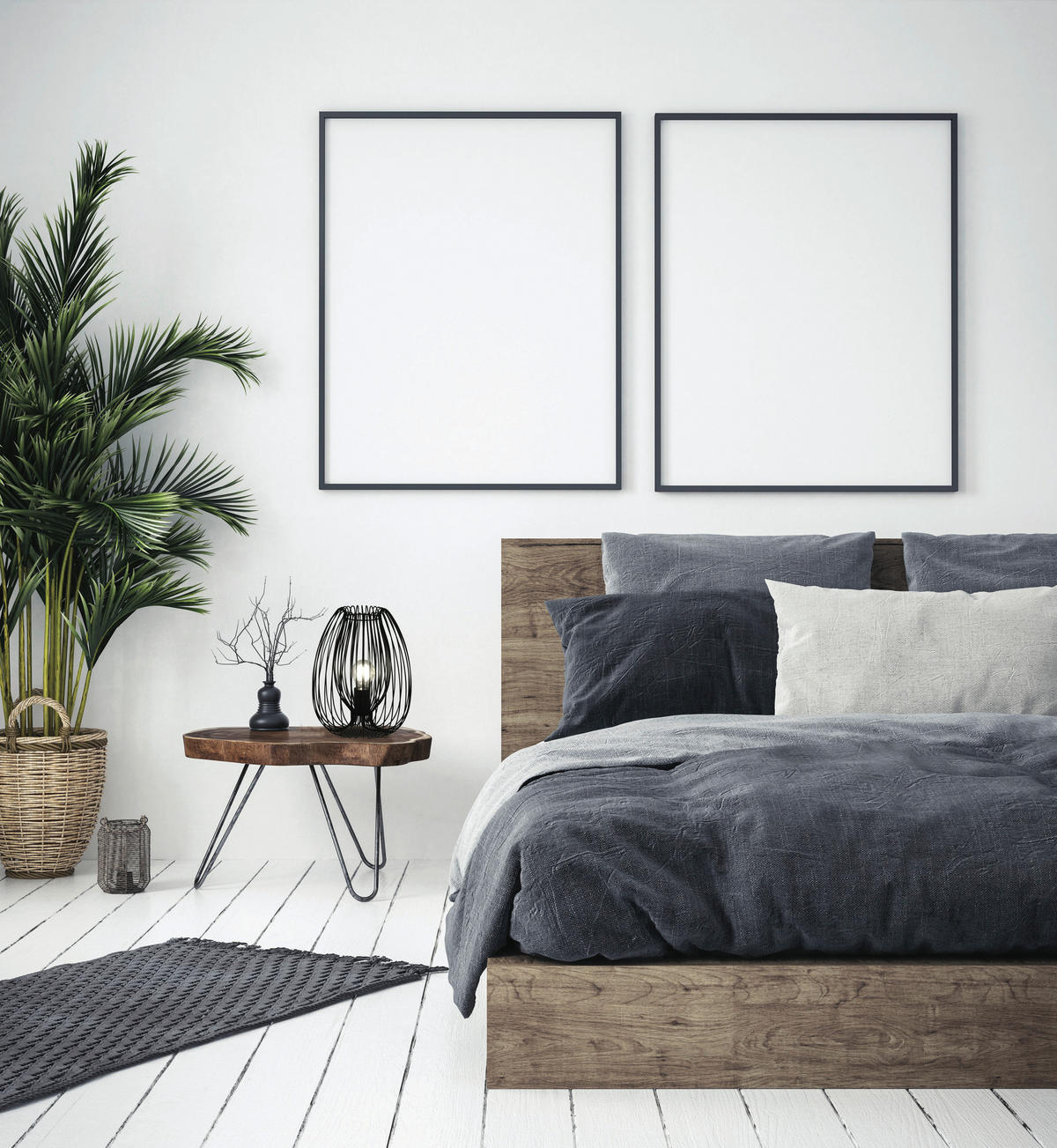 TISCHLEUCHTE 25/31 cm   - Schwarz, Design, Metall (25/31cm) - Fabas Luce