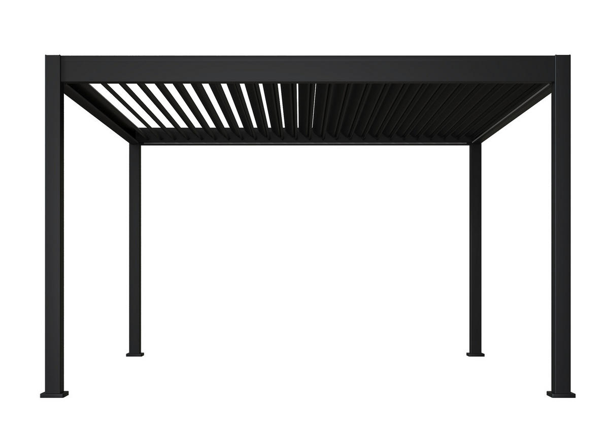 PERGOLA - Anthrazit, Basics, Metall (360/255/400cm) - Gardenson