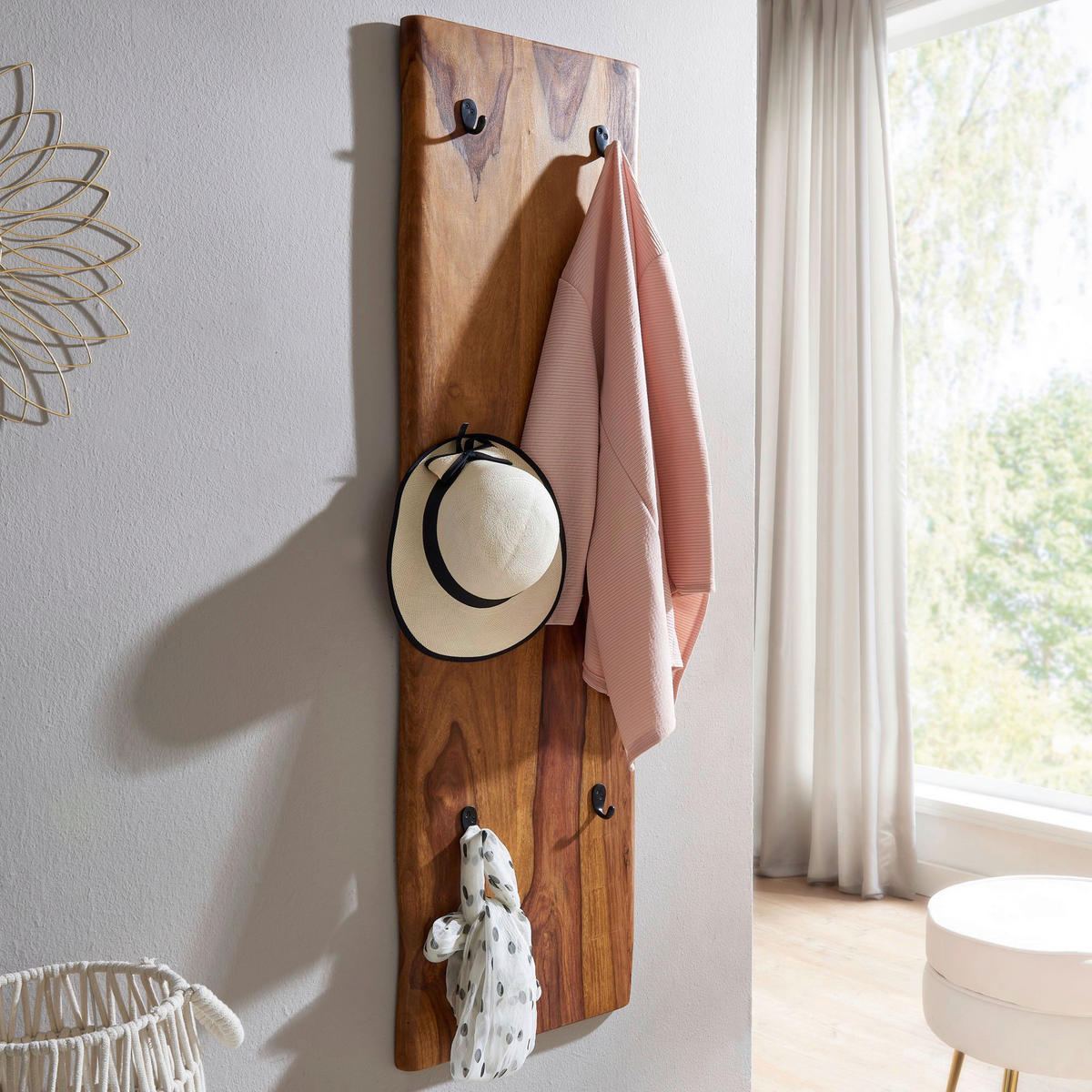 VÄGGHÄNGARE 40/140/7 cm  - sheshamfärgad, Modern, trä (40/140/7cm) - MID.YOU