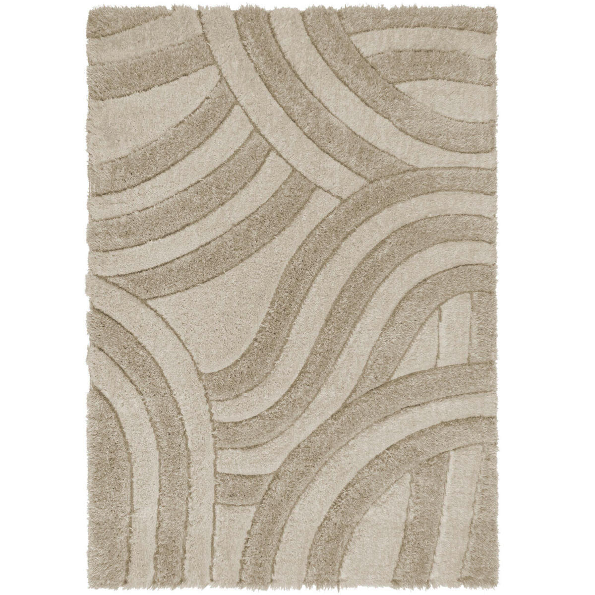 SHAGGY 160/230 cm Velvet Beige  - Beige, Basics, Kunststoff/Textil (160/230cm)