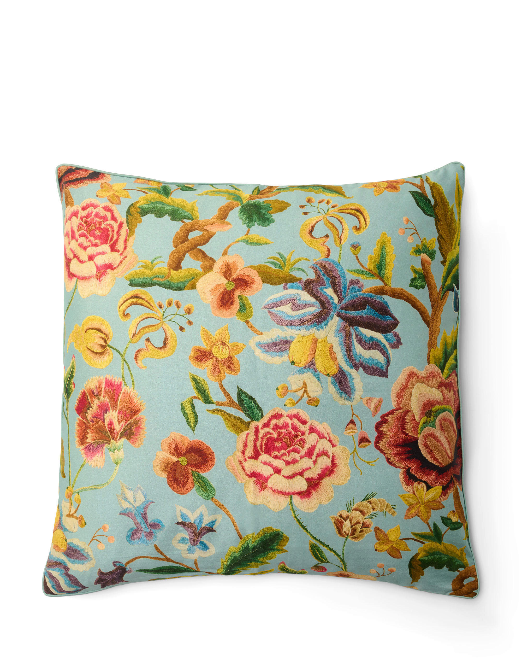ZIERKISSEN Roselina 50/50 cm  - Grün, KONVENTIONELL, Textil (50/50cm) - Essenza