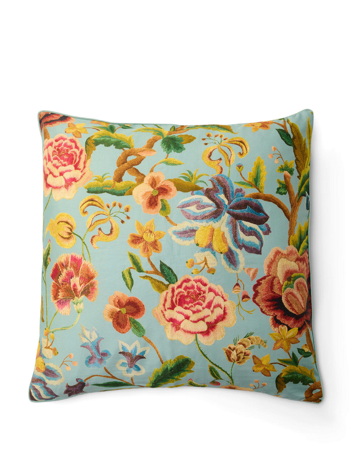 ZIERKISSEN Roselina 50/50 cm  - Grün, KONVENTIONELL, Textil (50/50cm) - Essenza