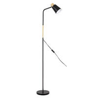 SVJETILJKA PODNA Azim  - prirodne boje/crna, Trend, metal (148/40cm)