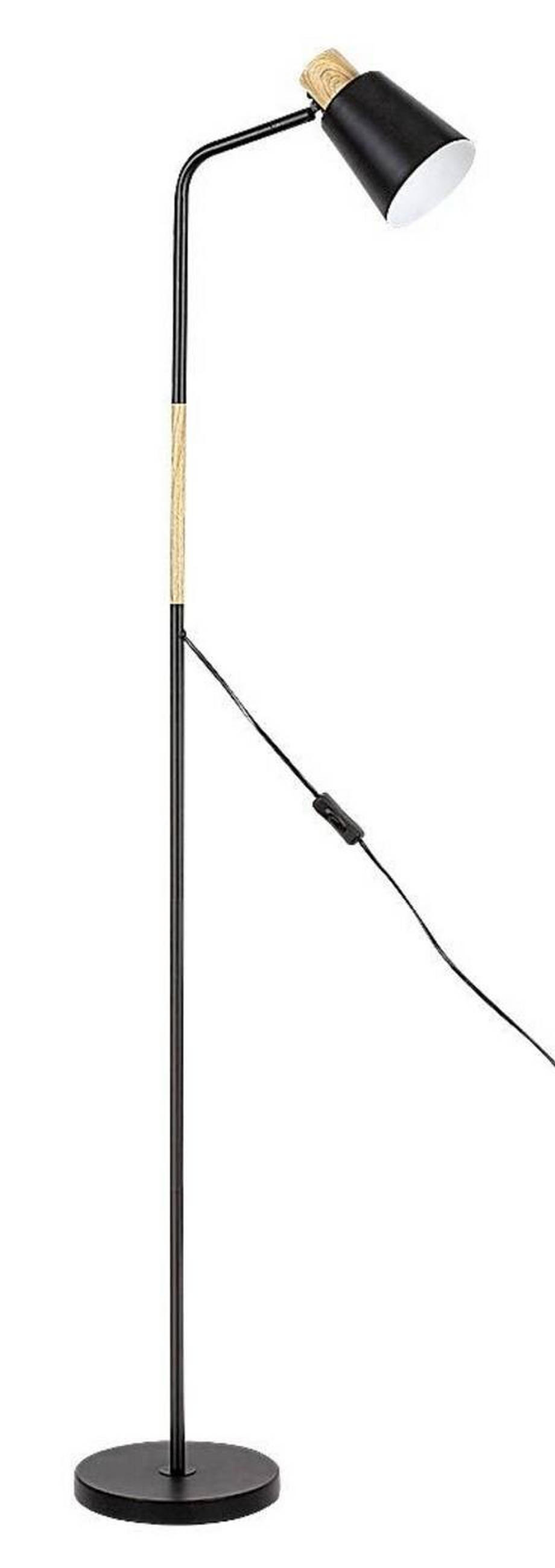 SVJETILJKA PODNA Azim  - prirodne boje/crna, Trend, metal (148/40cm)