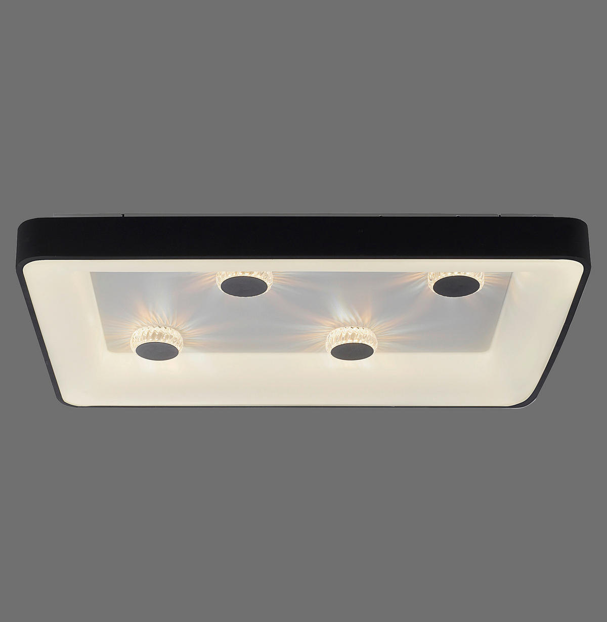 LED-DECKENLEUCHTE 90,5/60,5/10,5 cm   - Basics, Kunststoff/Metall (90,5/60,5/10,5cm)