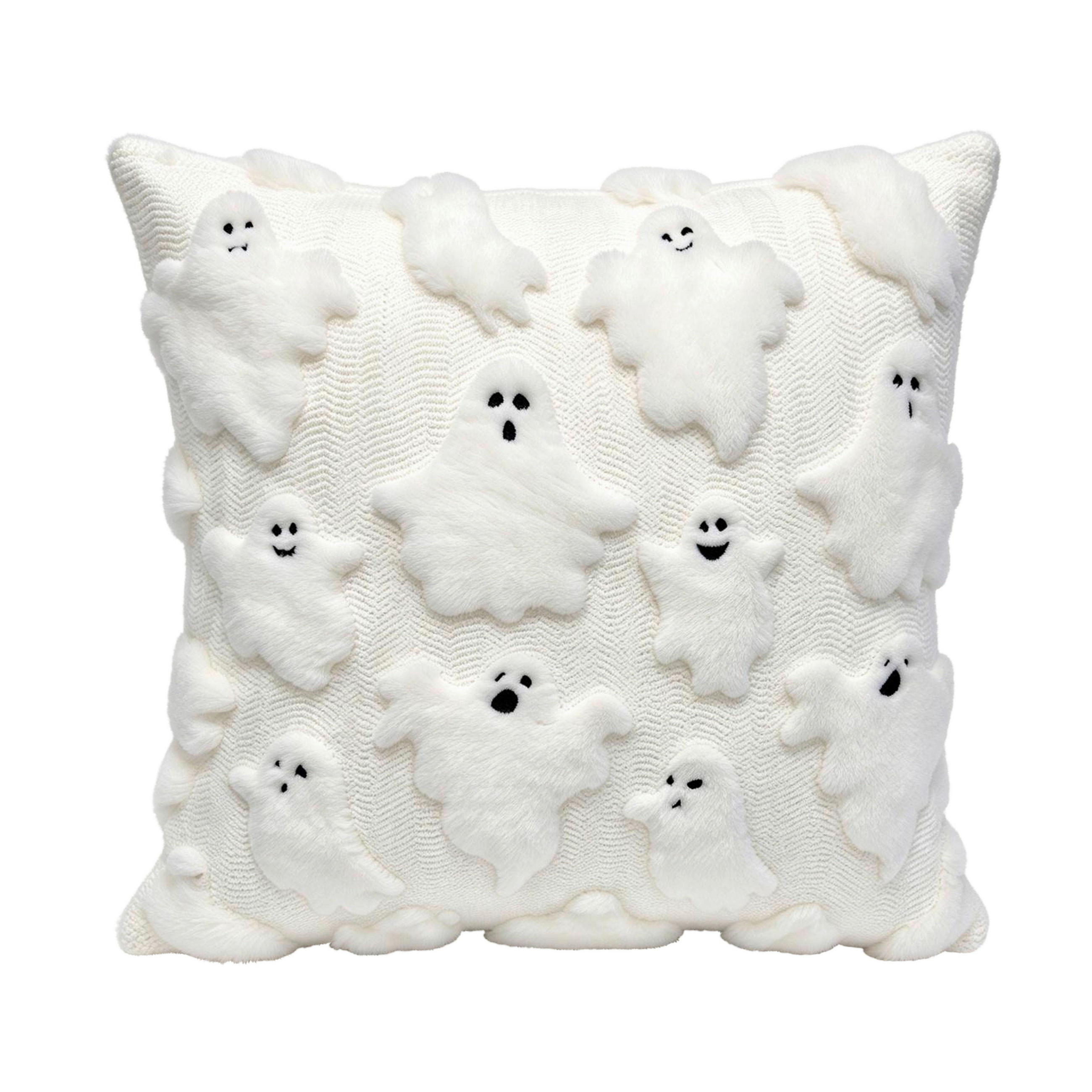 ZIERKISSEN   45/45 cm   - Weiß, KONVENTIONELL, Textil (45/45cm) - Esposa