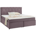 BOXSPRINGBETT 160/200 cm  in Lila  - Lila/Schwarz, Design, Holzwerkstoff/Kunststoff (160/200cm) - Xora