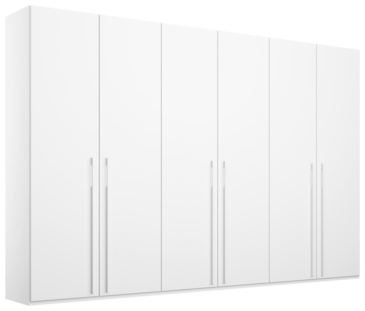 DREHTÜRENSCHRANK in Weiss  - Weiss, Trend, Holzwerkstoff/Metall (301/223/60cm) - Novel