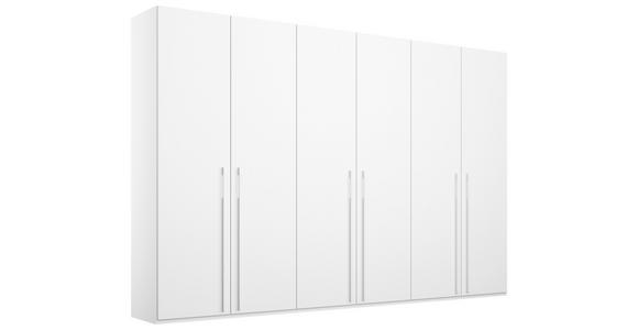 DREHTÜRENSCHRANK 301/223/60 cm 6-türig Weiß - Weiß, Trend, Holzwerkstoff/Metall (301/223/60cm) - Novel