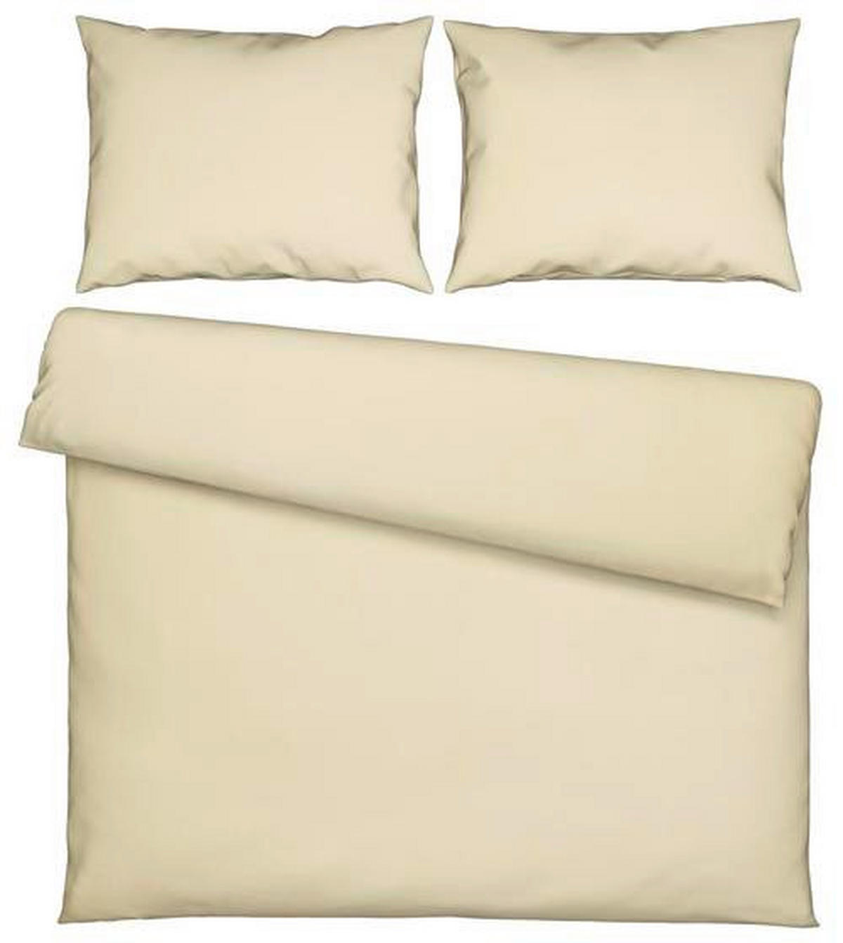 POVLEČENÍ, satén, žlutá, 200/200 cm - žlutá, Basics, textil (200/200cm) - Novel