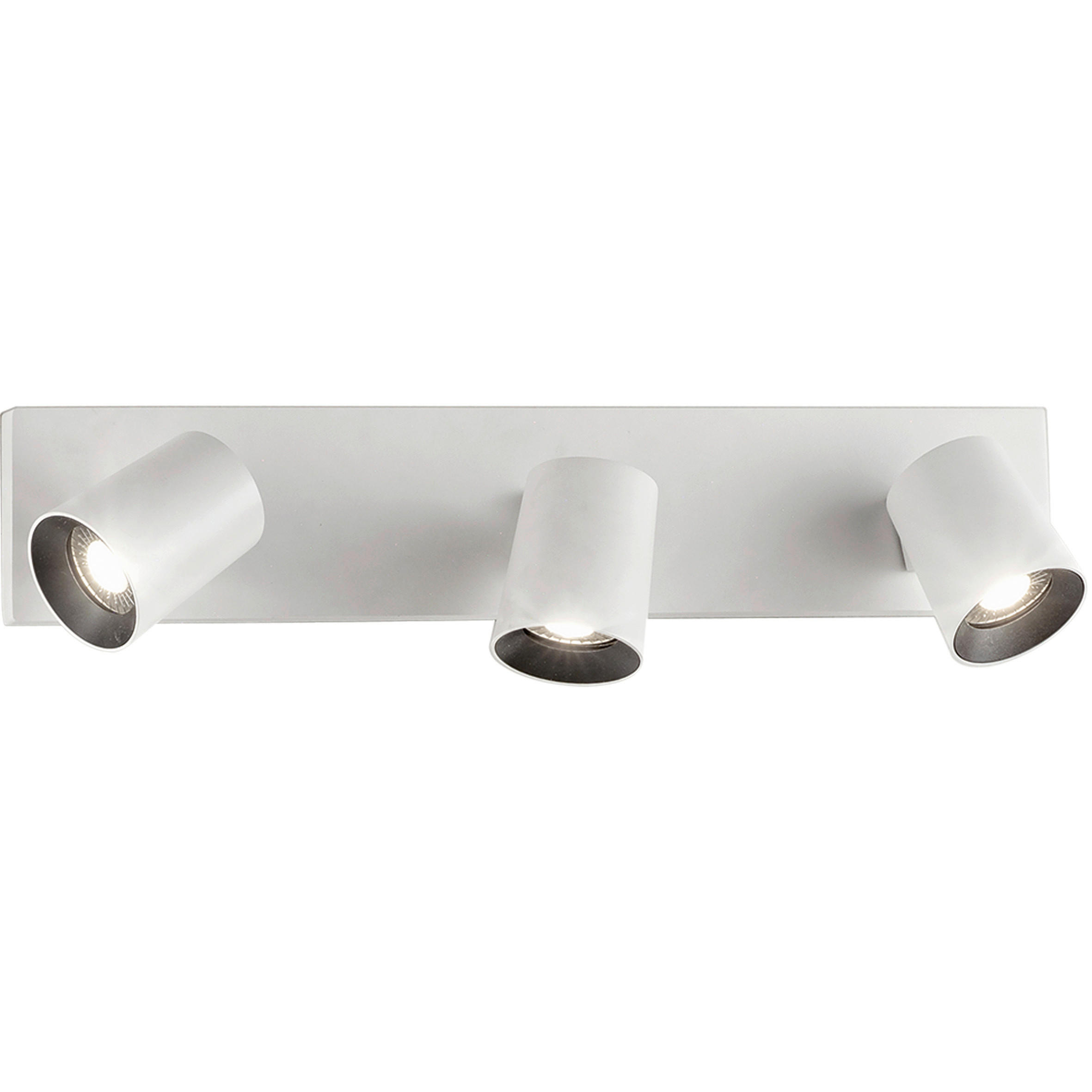 STRAHLER Modo 48/11/9 cm  - Weiß, Basics, Metall (48/11/9cm) - Fabas Luce