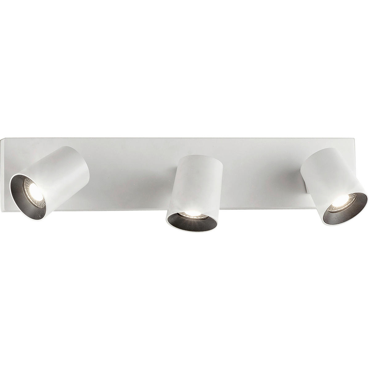 STRAHLER Modo 48/11/9 cm  - Weiß, Basics, Metall (48/11/9cm) - Fabas Luce