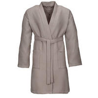 BADEMANTEL Rom M Unisex  - Taupe, Basics, Textil (Mnull) - Vossen