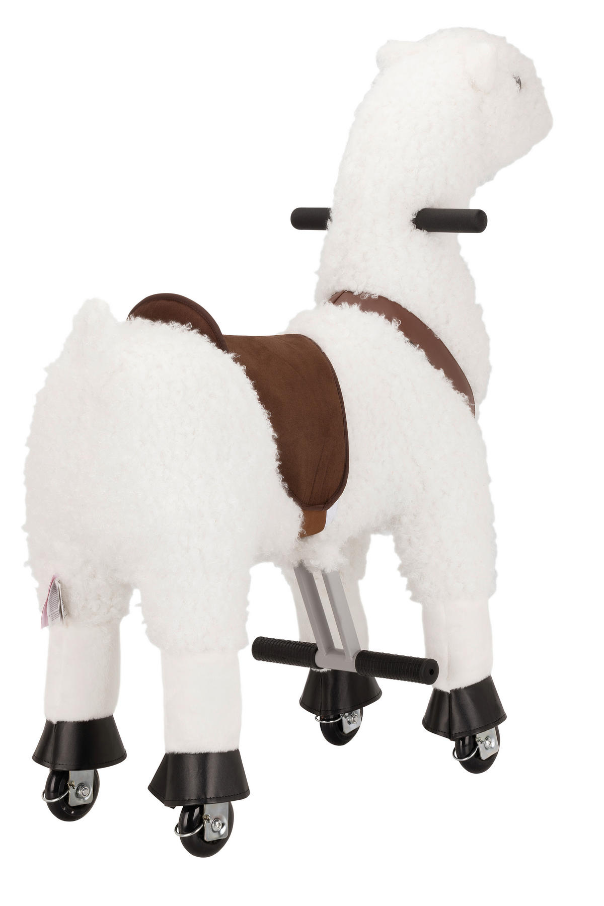 SCHAUKELTIER - Braun/Weiß, Basics, Kunststoff/Textil (76/27/85cm) - My Baby Lou