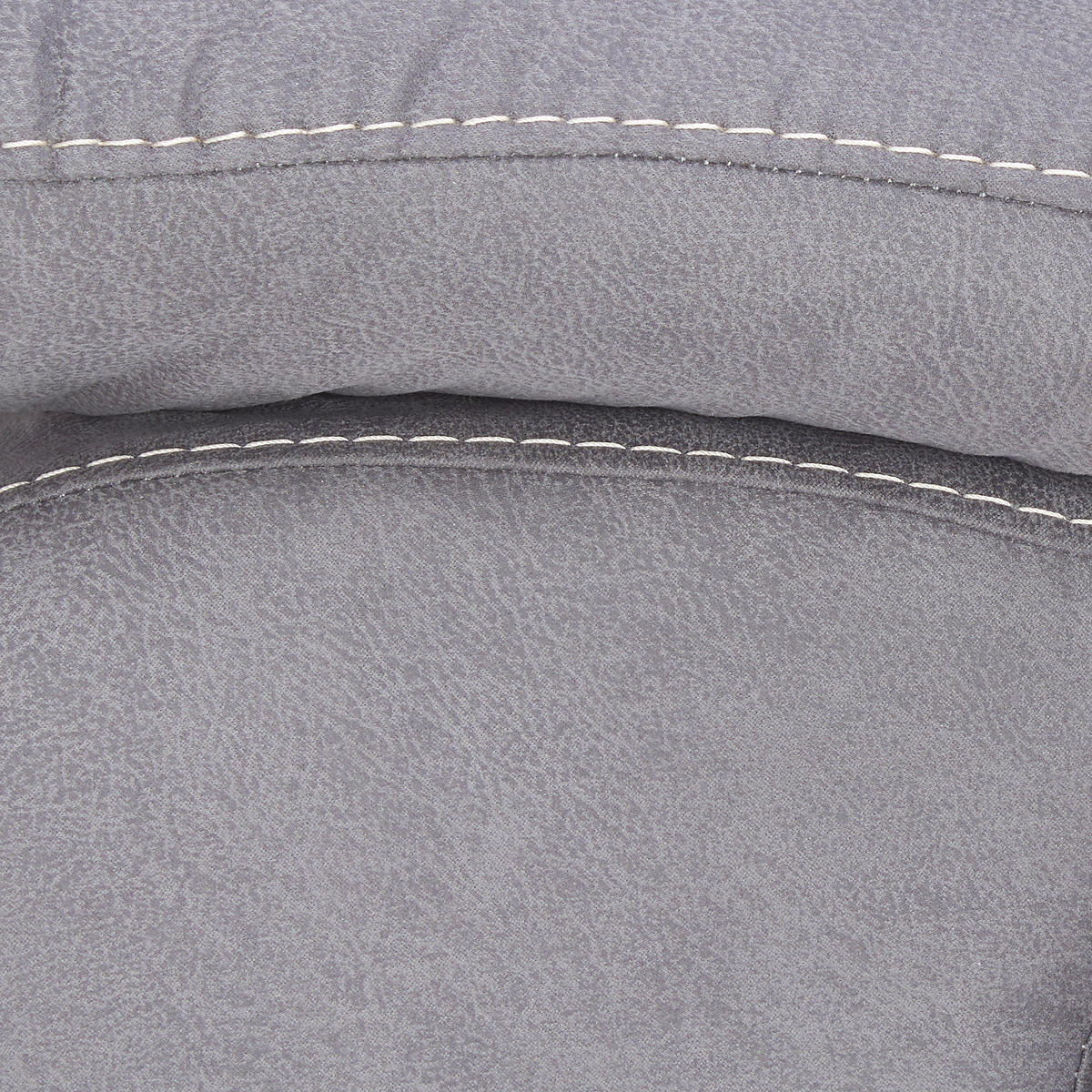 ECKSOFA Hellgrau Mikrofaser  - Hellgrau/Schwarz, Design, Kunststoff/Textil (219/258cm) - Stylife