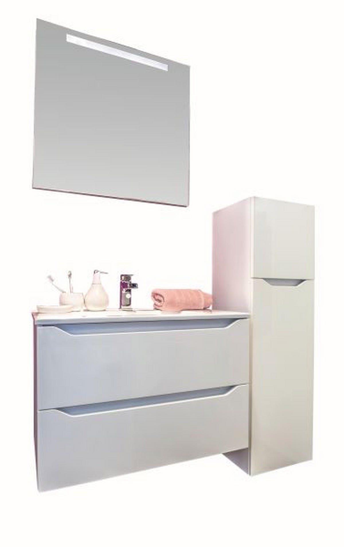 OGLEDALO   - Dizajnerski, staklo/drvo (70/70cm) - Xora