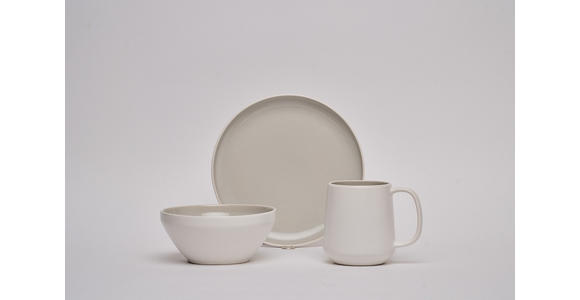 FRÜHSTÜCKSSERVICE Sandfarben 6-teilig 2 Personen  - Sandfarben, Design, Keramik - Novel