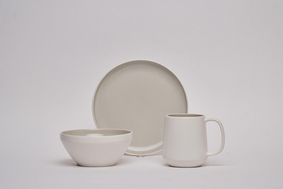 FRÜHSTÜCKSSERVICE Sandfarben  - Sandfarben, Design, Keramik - Novel
