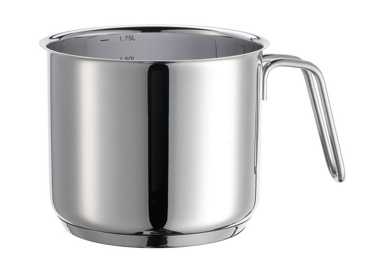 MJÖLKKASTRULL - silver, Basics, metall (15/12/21cm) - Mäser