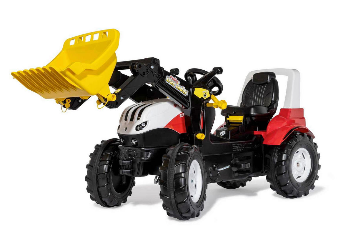 KINDERTRAKTOR - Rot, KONVENTIONELL, Kunststoff (150/53/76cm)