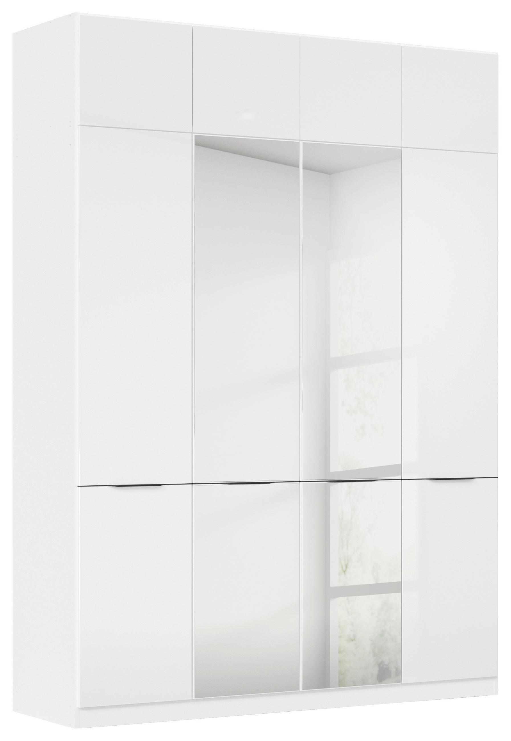 AUFSATZSCHRANK 181/39/54 cm  in  - Weiß Hochglanz/Weiß, KONVENTIONELL, Holzwerkstoff (181/39/54cm) - James Wood
