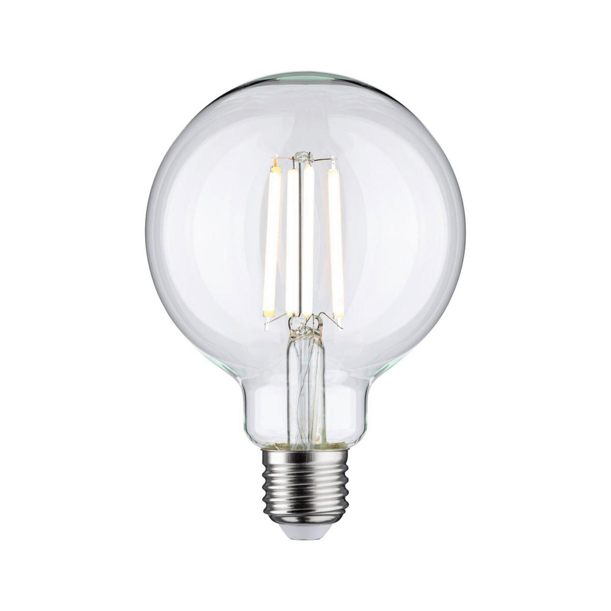 LED-LEUCHTMITTEL   E27 1x7W W 806 lm  - Klar, Basics, Glas (9,5cm) - Paulmann