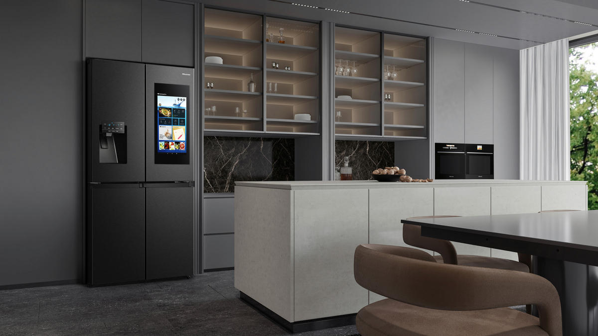 FRENCH-DOOR 91,4/178,5/72,5 cm RQ760N4IFE  - Schwarz, Trend (91,4/178,5/72,5cm) - Hisense