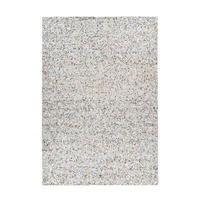 FLACHWEBETEPPICH 80/150 cm Finish 125 Grau / Silber Grau, Silberfarben  - Silberfarben/Grau, Basics, Leder/Textil (80/150cm) - Novel