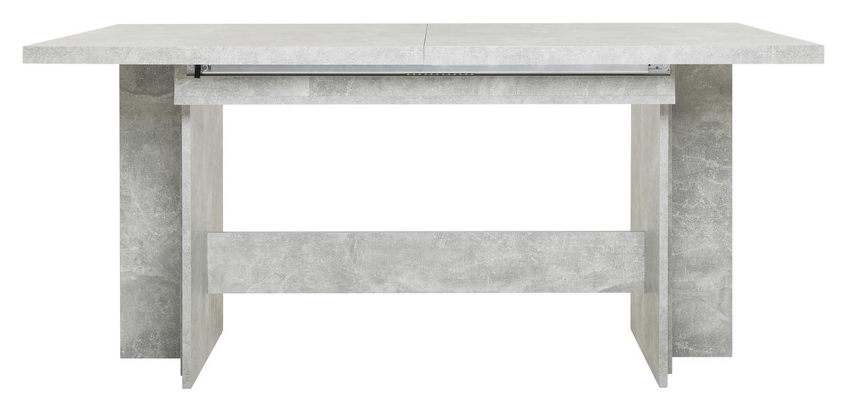 ESSTISCH in Holzwerkstoff 160/90/76 cm  - Hellgrau, KONVENTIONELL, Holzwerkstoff (160/90/76cm) - MID.YOU