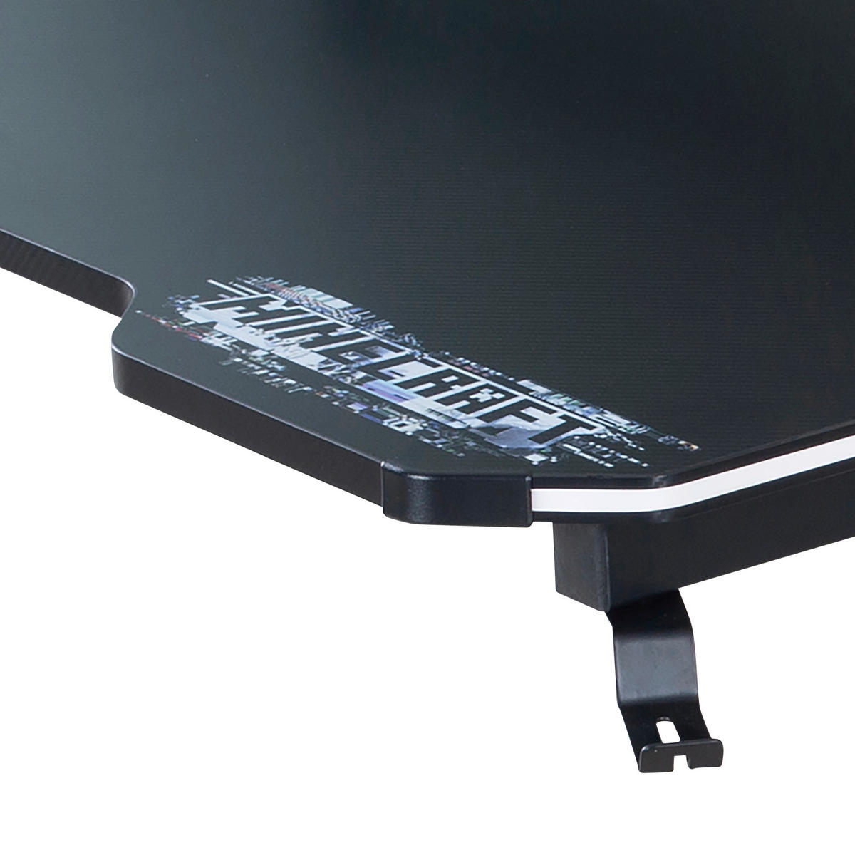 GAMINGTISCH 120/60/89,5 cm  in Schwarz  - Schwarz, MODERN, Holzwerkstoff/Metall (120/60/89,5cm) - Minecraft