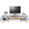 TV-ELEMENT 178/53,6/40 cm - Eichefarben/Weiß, Design, Holz/Holzwerkstoff (178/53,6/40cm) - Xora