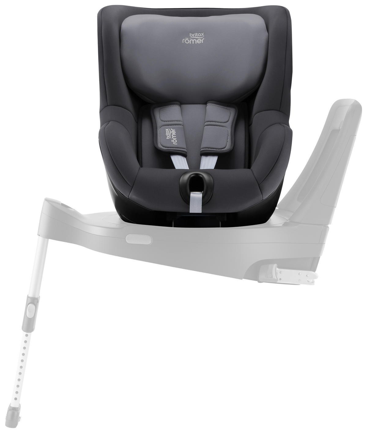 REBOARDER-KINDERSITZ DUALFIX 5Z  - Dunkelgrau/Grau, Basics, Textil (44/48/74cm) - Britax Römer