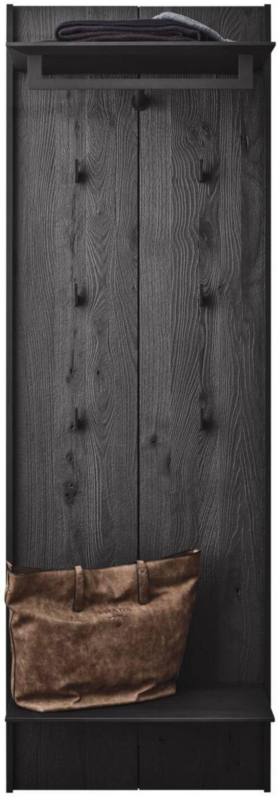 ELŐSZOBAPANEL 58/183/35 cm  - antracit, Design, fa/fém (58/183/35cm) - Johann Jakob