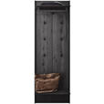 GARDEROBENPANEEL  in 58/183/35 cm  - Anthrazit, Design, Holz/Metall (58/183/35cm) - Johann Jakob
