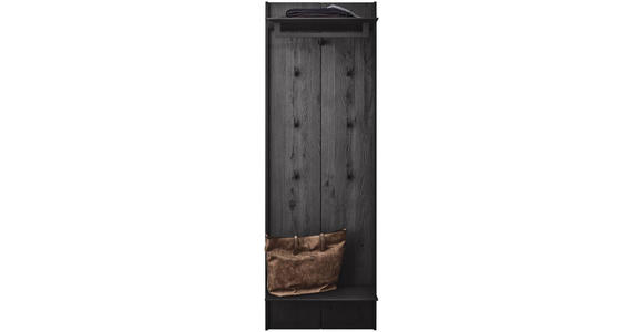 GARDEROBENPANEEL  in 58/183/35 cm  - Anthrazit, Design, Holz/Metall (58/183/35cm) - Johann Jakob
