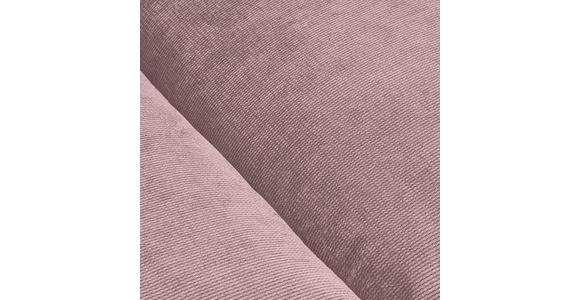 BIGSOFA Feincord Rosa, Anthrazit - Anthrazit/Schwarz, Design, Kunststoff/Textil (260/90/140cm) - Carryhome