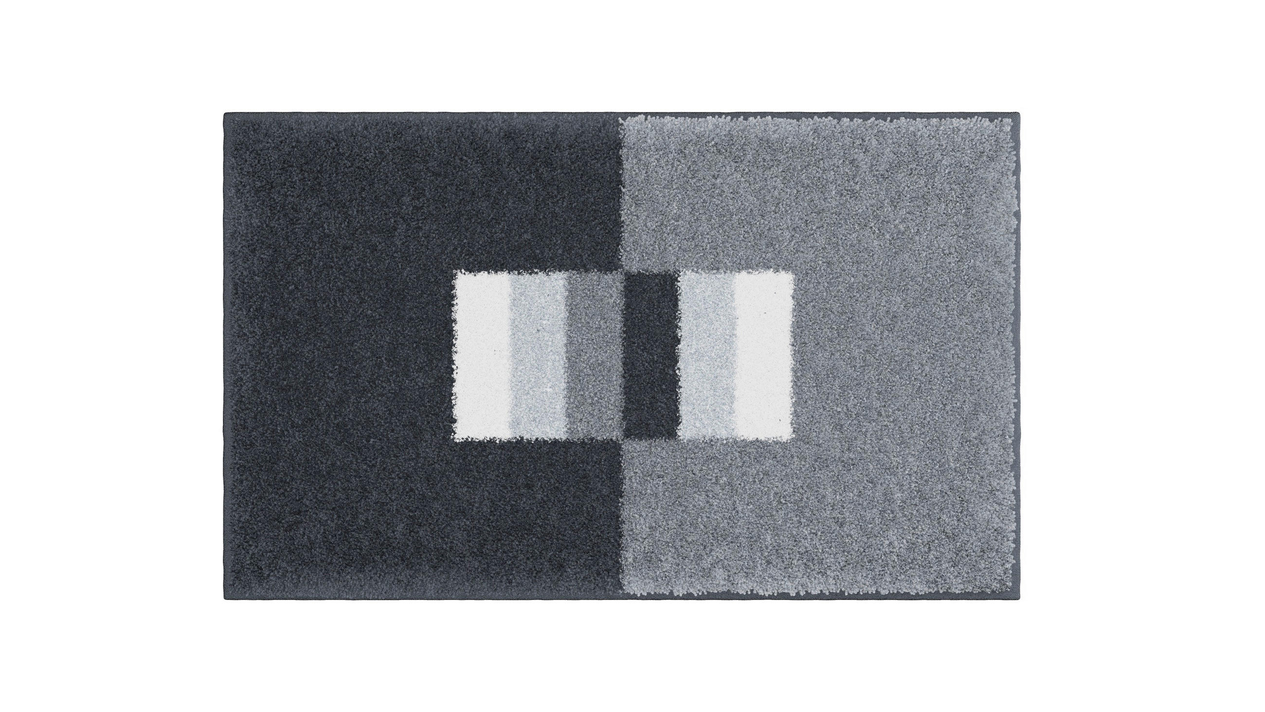 BADEMATTE Grund Grau 60/90 cm  - Grau, Basics, Kunststoff/Textil (60/90cm) - Grund