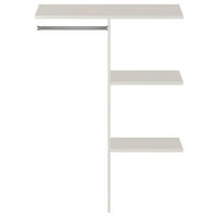 INNENEINTEILUNG 98,7/146/53 cm  - Weiß, Basics, Holzwerkstoff/Metall (98,7/146/53cm) - Jutzler