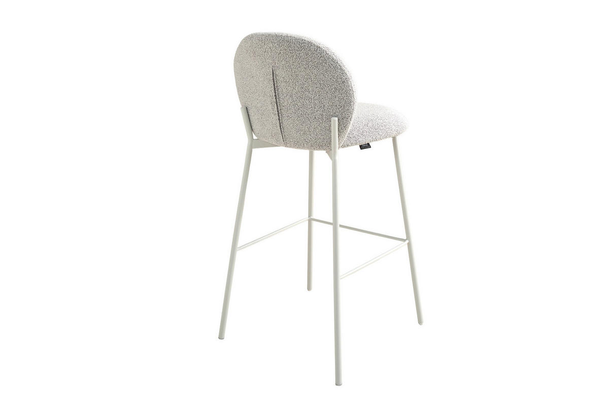 BARHOCKER-SET in Greige  - Greige/Seidengrau, MODERN, Textil/Metall (47/102,7/52cm) - Schöner Wohnen